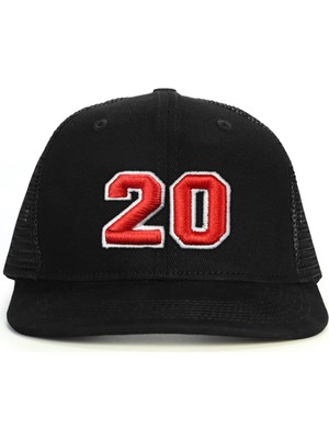 PataCute 20 Numara Kabartmalı Snapback Şapka