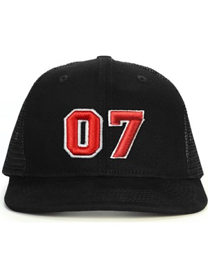 PataCute 07 Numara Kabartmalı Snapback Şapka