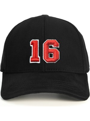 PataCute 16 Numara Kabartmalı Baseball Şapka