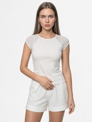Loft Slim Fit Kadın Tshirt K.kol