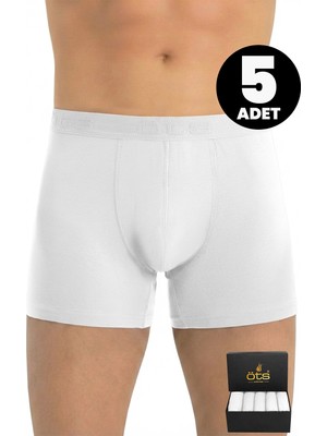 Öts Premium Erkek 5’li Modal Boxer Modal Hediye Kutulu Ultra Yumuşak Modal Kumaş Esnek Kalıp Ve Kaliteli Esnek ve Konforlu (2641-K)