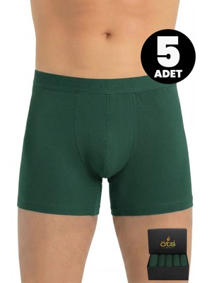 Öts Premium Erkek 5’li Modal Boxer Modal Hediye Kutulu Ultra Yumuşak Modal Kumaş Esnek Kalıp Ve Kaliteli Esnek ve Konforlu (2641-K)