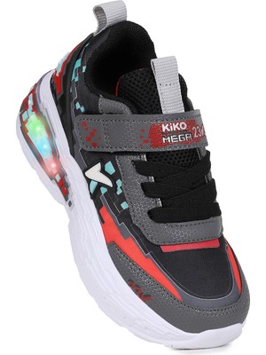 Kiko Kids Craft Işıklı Günlük Cırtlı Erkek Çocuk Spor Ayakkabı
