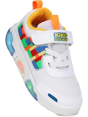 Kiko Kids  Scarpe Cırtlı Işıklı Erkek Çocuk Spor Ayakkabı