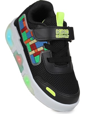 Kiko Kids  Scarpe Cırtlı Işıklı Erkek Çocuk Spor Ayakkabı