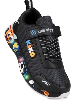 Kiko Kids  Velcro Işıklı Günlük Cırtlı Erkek Çocuk Spor Ayakkabı