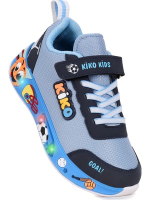 Kiko Kids Velcro Işıklı Günlük Cırtlı Erkek Çocuk Spor Ayakkabı
