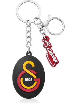Galatasaray Arma Charm Ata Imza Silikon Anahtarlık