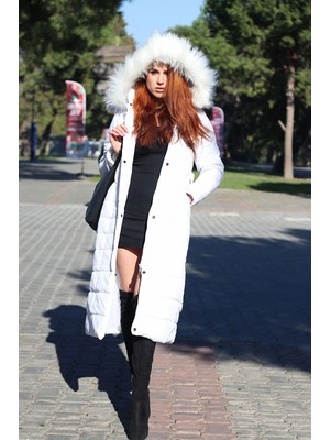 Barbora Günlük Kışlık Tam Boy Şişme Kadın Mont