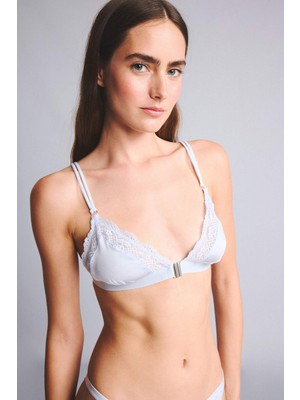 DeFacto Dantel Detaylı Saten Kapsız Pedsiz Balensiz Bralet G1139AX26SP