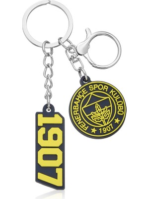 Fenerbahçe 1907 Charm Arma Silikon Anahtarlık
