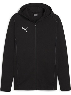 Puma Teamfinal Casuals Hooded Erkek Futbol Ceketi 65852803 Siyah