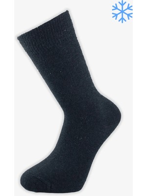 Pro Uludağ Lamswool Kışlık Soket Rahat Erkek 12'li Çorap