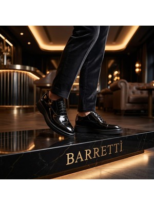 By Barretti Siyah Rugan Kalın Taban Loafer