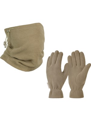 Thermoform Polar Unisex Eldiven-Boyunluk Seti Kum