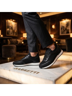 By Barretti Siyah File Model Sneaker