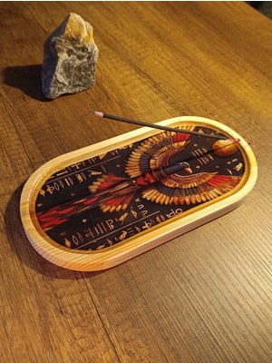 Paganca Oval Epoksi Tasarım Geniş Çubuk Tütsülük