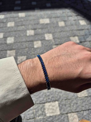 Lacivert Renk Sırataş Unisex Bileklik