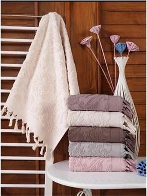 Şıkel 6'lı Paket Penye Havlu 90*150CM Lilyum
