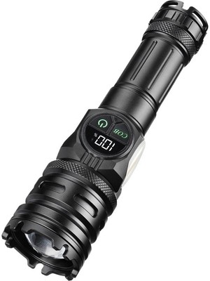 Epilons Wison WS-6868 25WATT 2500 Lümen USB Type-C Şarjlı El Feneri
