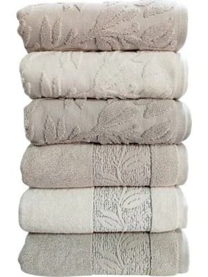 Pupilla Cotton El-Yüz Havlu Lidya 50*90CM 6'lı Paket