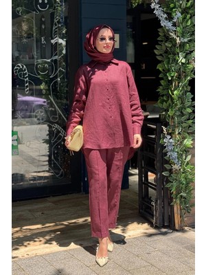 Scl Pantolonlu Takım 10002611511019T Bordo