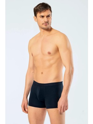 Cacharel Erkek Likralı Düz Renk Boxer, %95 Pamuk, %5 Elastan