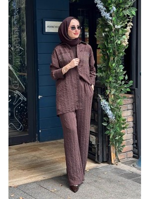 Moor Horizon Pantolonlu Takım 26S4071 Kahve