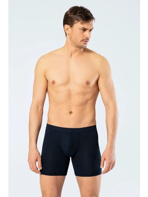 Cacharel Bel Bantli Erkek Likrali Uzun Boxer , %95 Pamuk, %5 Elastan