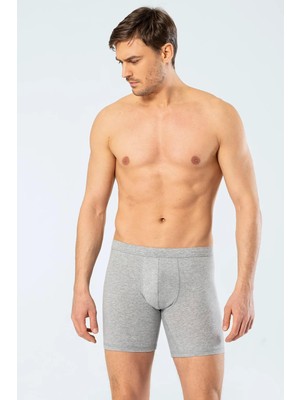Cacharel Bel Bantli Erkek Likrali Uzun Boxer , %95 Pamuk, %5 Elastan