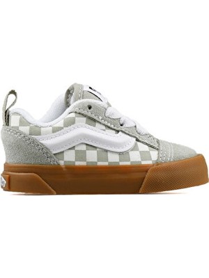 Vans Knu Skool Elastic Lace Bebek Günlük Ayakkabı VN000D0KFSG1 Gri