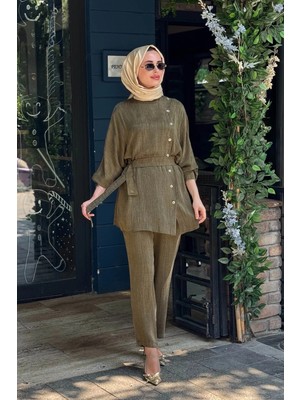 Kayra Pantolonlu Takım KY-B26-76009 Koyu Haki