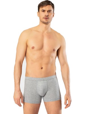 Cacharel Erkek Likralı Düz Renk Boxer, %95 Pamuk, %5 Elastan