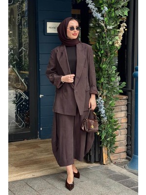 Qooq Iris Pantolonlu Takım 26SS611T Bitter