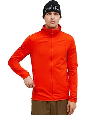 Peak Performance M Lıght Zıp Hood Kadın Günlük Sweatshirt G80288060T Kırmızı