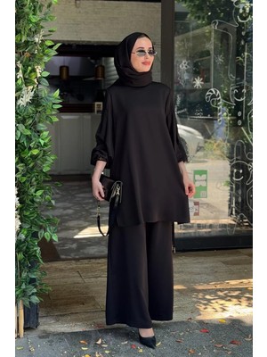 Kayra Pantolonlu Takım KA-B26-16017 Siyah