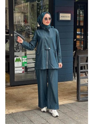 Magazin Tensel Pantolonlu Takım 7490 Indigo