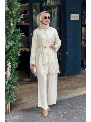 Scl Pantolonlu Takım 10002611211035T Krem