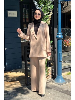 Noi Pantolonlu Takım 86343T Bej