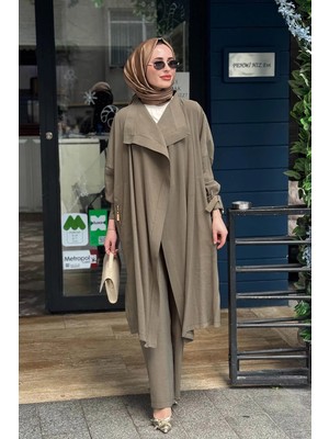 Green Jade Pantolonlu Takım 5014 Haki