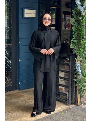 Moor Chic Pantolonlu Takım 26S9028 Siyah