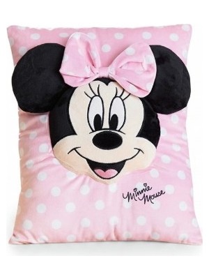 Özdilek 3D Minnie Cushion Disney Lisanslı Kırlent 38X30 cm Dekoratif Çocuk Yastığı