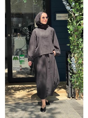 Qooq Sasha Pantolonlu Takım 26SS205T Siyah