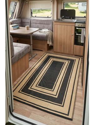 Dekozer Esterilla Xl Büyük Boy Katlanabilir Hasır Kilim Mat | Çift Taraflı-Plaj-Piknik-Kamp-Bahçe-Balkon-Teras-Karavan