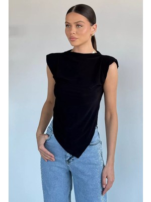 Gülseli Kadın Omuz Vatkalı Bluz P-00021863