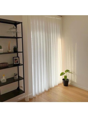 Ceylanlar Perde Modern Tül Perde Sık Pile (1/3)