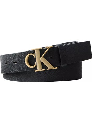 Calvin Klein Erkek Metal Tokalı Ayarlanabilir Deri Siyah Kemer LV04D7109G-V8K