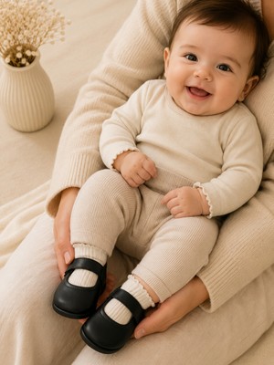 My Baby Kumsal % 100 Deri Bebe Patik & Ayakkabı ( Taban ve Iç Astar Tamamen Deriden Üretilmiştir.)