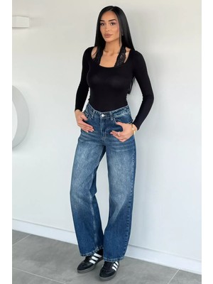 Gülseli Kadın Yüksek Bel Jean Kot Pantolon P-00021539