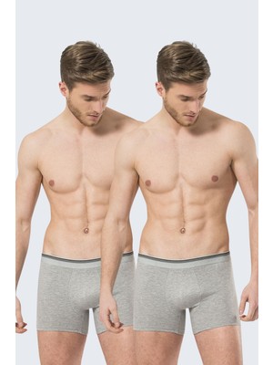 Türen Erkek Likrali Torbalı Boxer 2'li Paket, %95 Pamuk, %5 Elastan